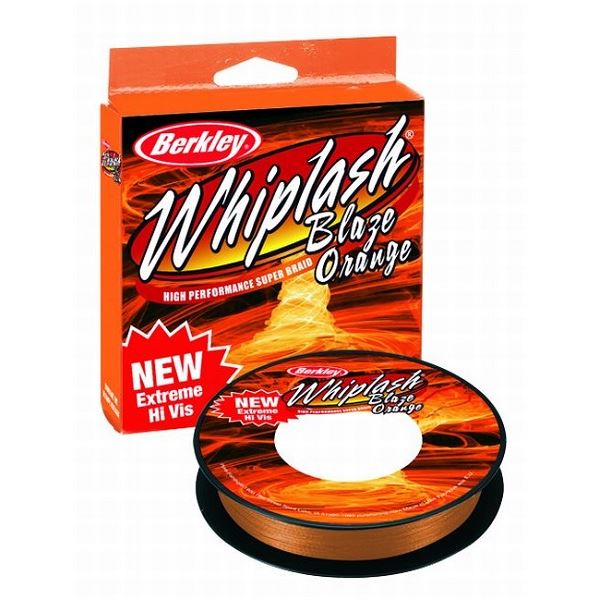 Berkley Splétaná šňůra WHIPLASH 270 m oranžová