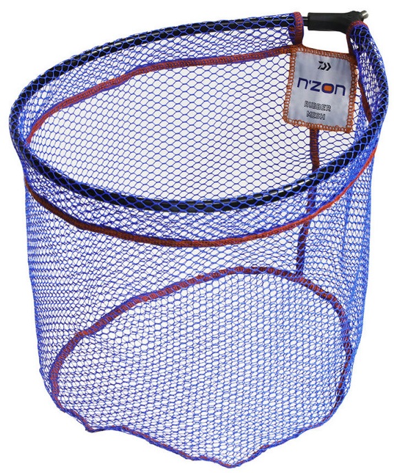 Daiwa podběráková hlava n´zon rubber mesh landing net pogumovaný - 45x35 cm