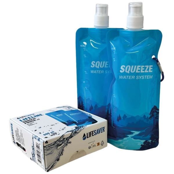 Lifesaver Skládací Láhev Pro Lifeline Squeeze Pouch 2 ks