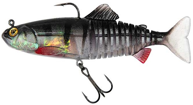 Fox rage gumová nástraha replicant jointed uv young perch - 20 cm 120 g