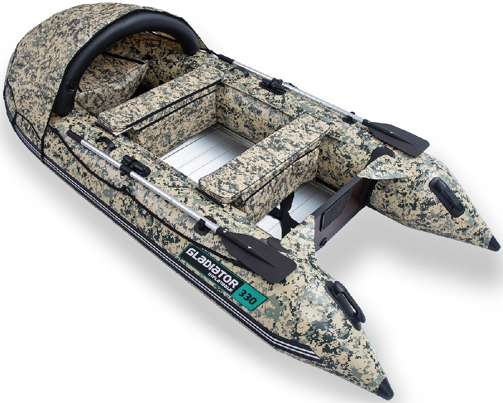 Gladiator člun nafukovací active c330 al camuflage