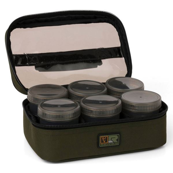 Fox Pouzdro R Series Hookbaits Bag 8 Pots