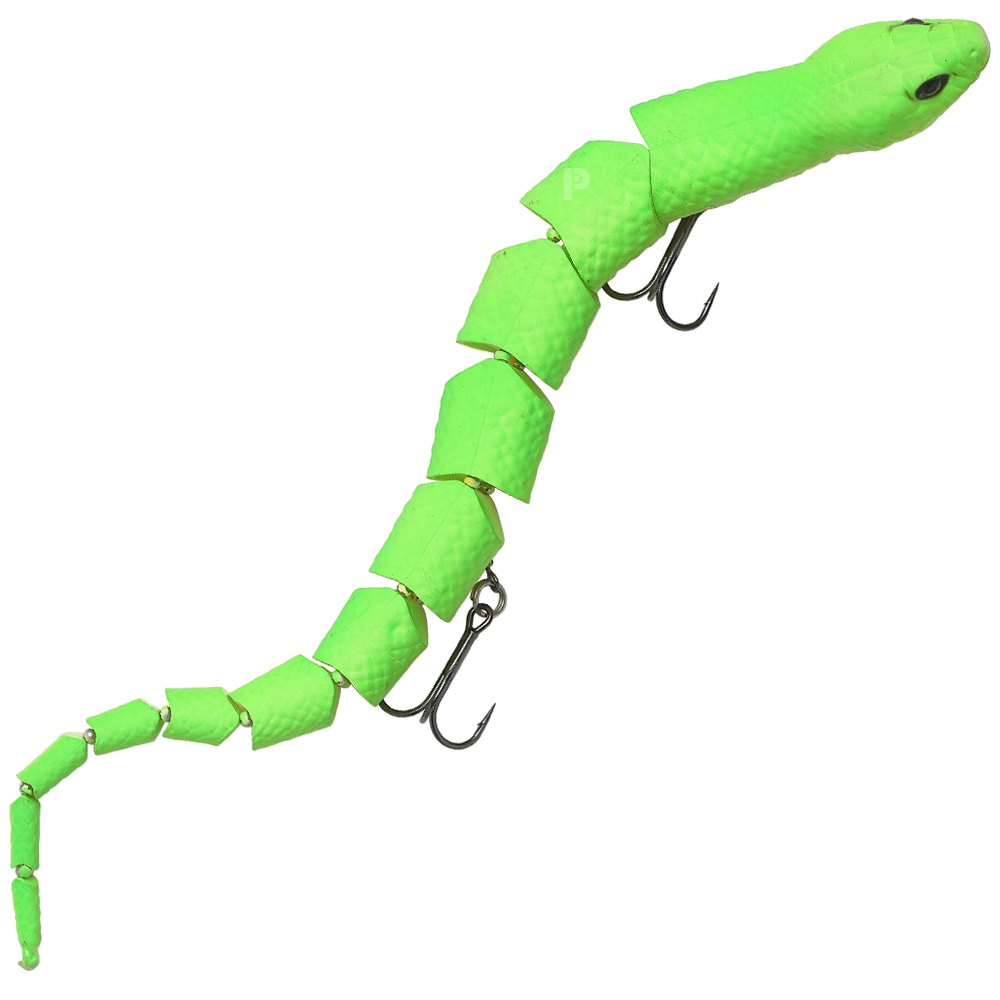 Levně Savage gear 3d snake floating green fluo-20 cm 25 g