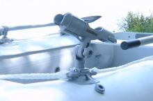 Sportex Nafukovací Čluny SHELF 200F Lamelová Podlaha s Úchyty FASTEN Zelený 1x Lavička (14)