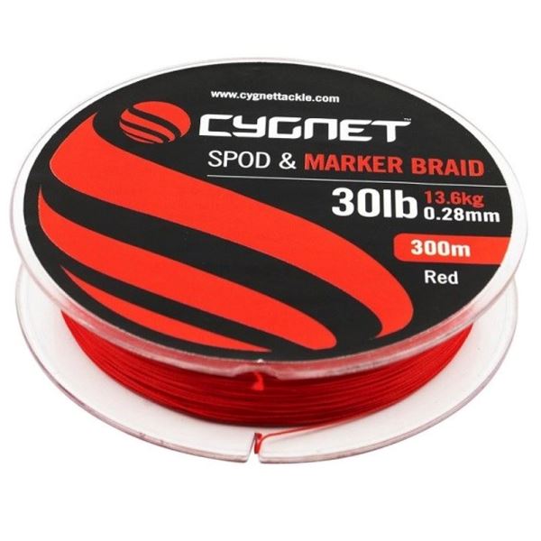 Cygnet Šňůra Spod & Marker Braid 300m Red