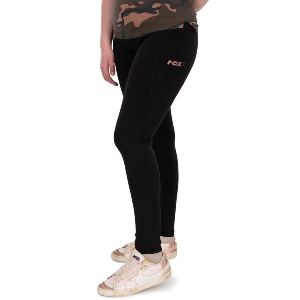 Fox Legíny WC Black Lined Leggings
