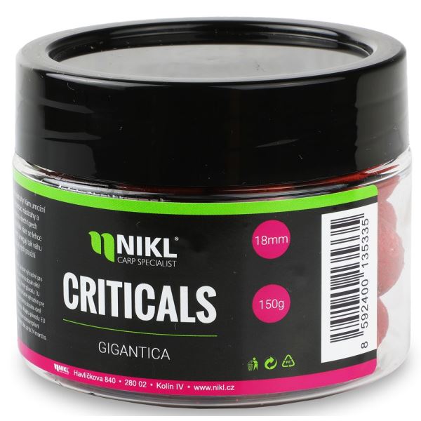 Nikl Boilie Criticals Gigantica 150 g