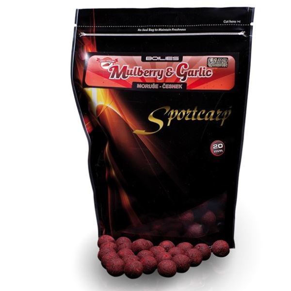 Sportcarp Tvrzené Boilies Hard Ons Mulberry Garlic