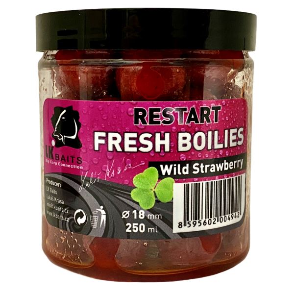 LK Baits Boilie Fresh Restart Wild Strawberry