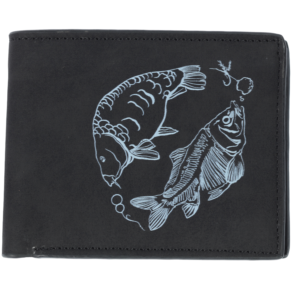 Levně Giants fishing peněženka černá dva kapři black wallet two carps