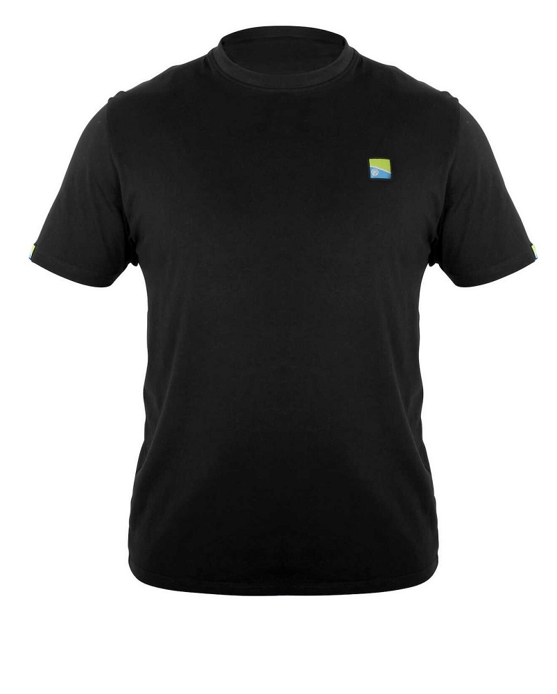 Preston innovations tričko lightweight black t-shirt - xxxl