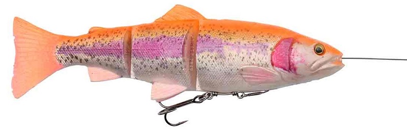 Levně Savage gear gumová nástraha pstruh 4d line trhu trout ms golden albino-15 cm 40 g