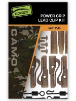 Fox Závěsky Edges Camo Power Grip Lead Clip Kit 5 ks