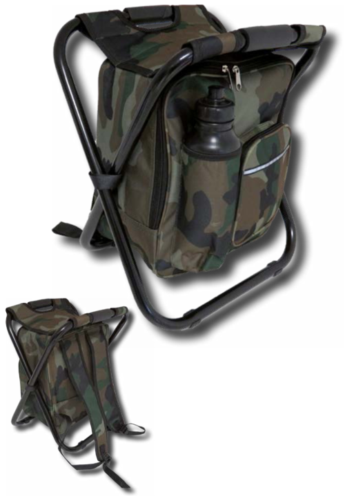 Behr batoh s židličkou backpack camou seat