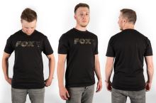 Fox Triko Black Camo Chest Print T-Shirt (1)