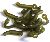 RidgeMonkey Rovnátko Connexion Mini D-Rig Kickers Weed Green 10 ks