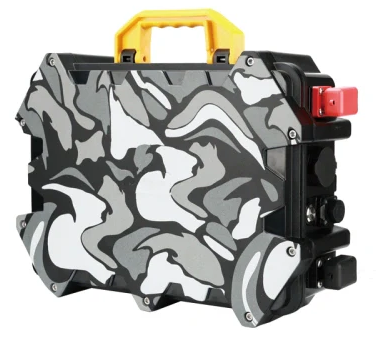 Levně Haibo baterie rock lifepo4 12v 100ah camou usb 10a