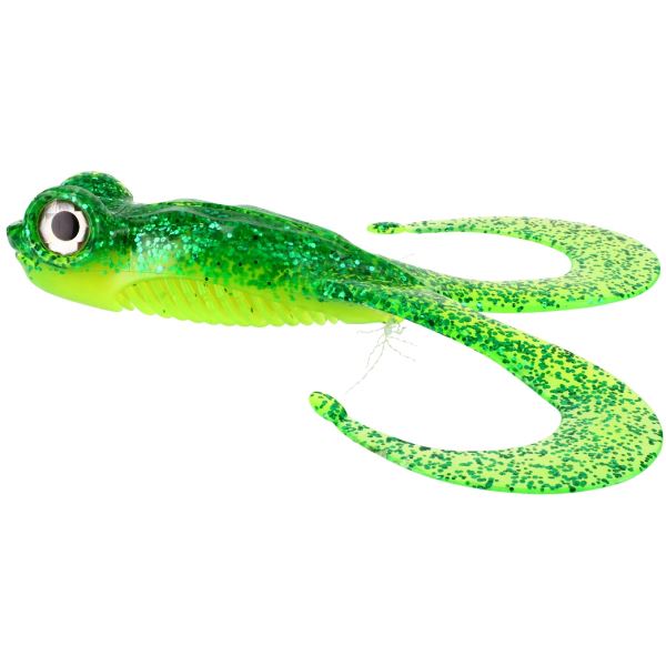 Gunki Gumová Nástraha Bull Frog Green Strass - 13 cm