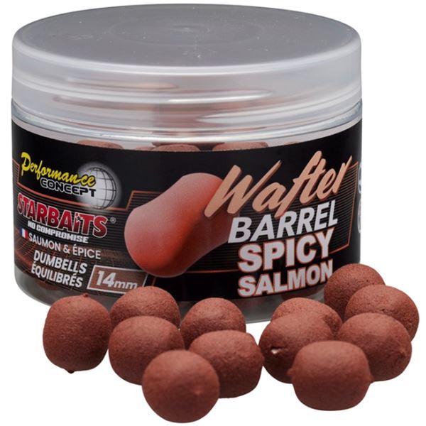 Starbaits Wafter Spicy Salmon 50 g 14 mm