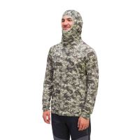 Grundéns Funkční UV Mikina Solstrale Hoody Refraction Camo Green (2)