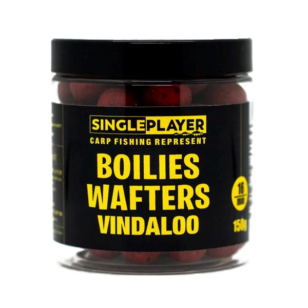 Singleplayer Vyvážené Boilies Wafters Vindaloo 150 g 16 mm