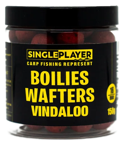 Levně Singleplayer vyvážené boilies wafters vindaloo 150 g 16 mm