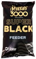 Sensas krmení  3000 SUPER BLACK 1kg-Feeder