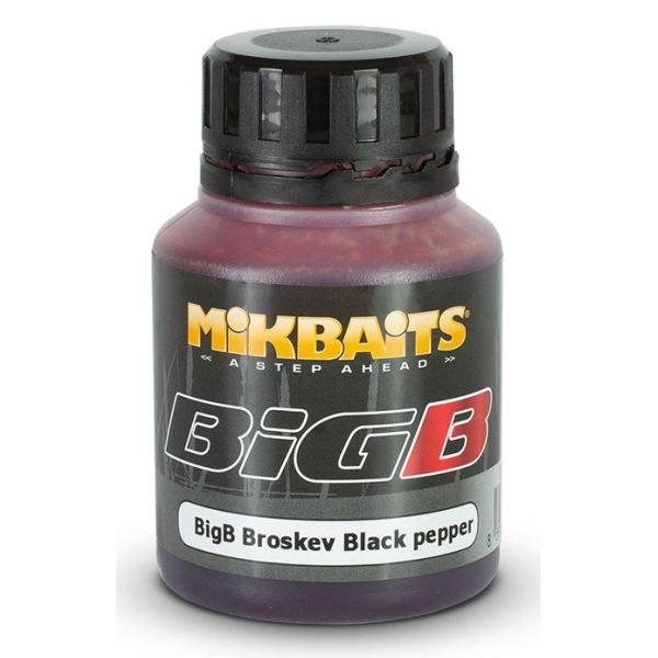 Mikbaits dip BigB Broskev Black Pepper 125 ml