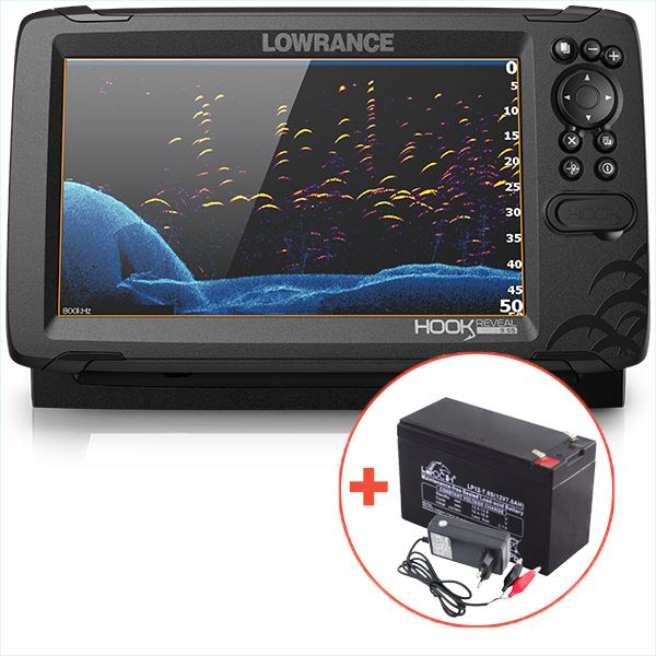 Lowrance Echolot Hook Reveal 9 Se Sondou Tripleshot