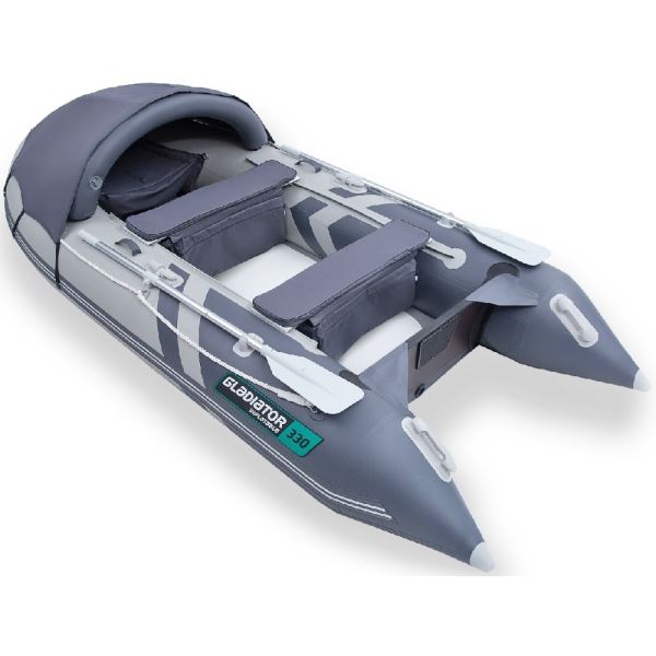 Gladiator Člun Nafukovací Active C330 AD Šedo-Šedý