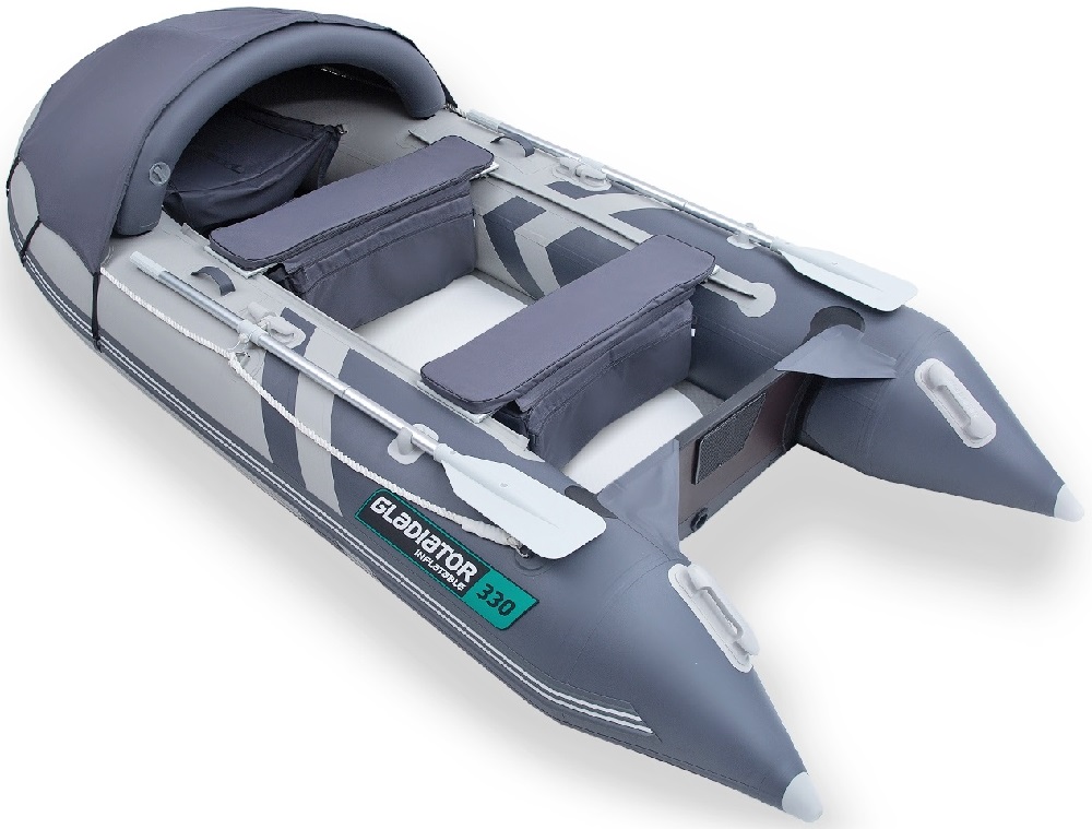 Levně Gladiator člun nafukovací active c330 ad šedo-šedý