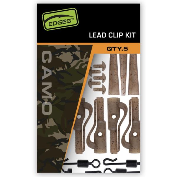 Fox Závěsky Edges Camo Lead Cip Kit 5 ks