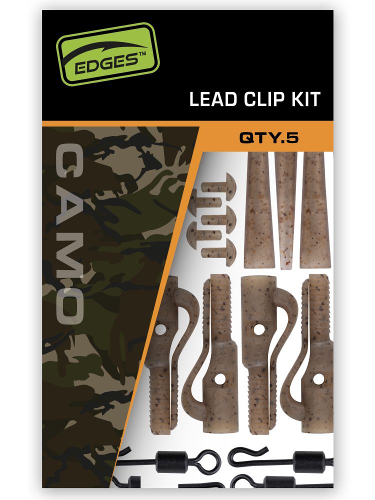 Fox závěsky edges camo lead cip kit 5 ks