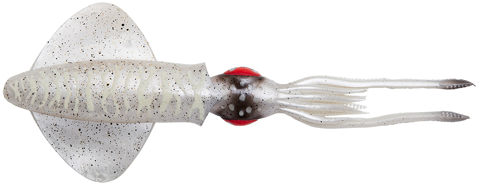 Savage gear 3d swim squid sinking white glow cuttlefish - 3 ks 12,5 cm 11 g
