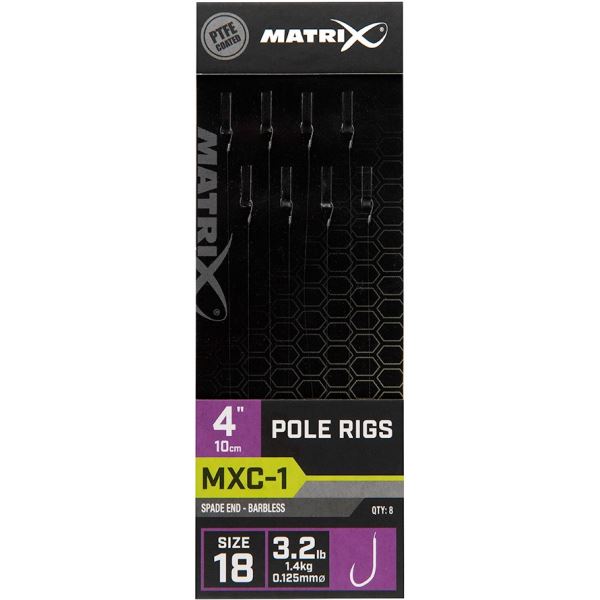 Matrix Návazec MXC-1 Pole Rig Barbless 10 cm