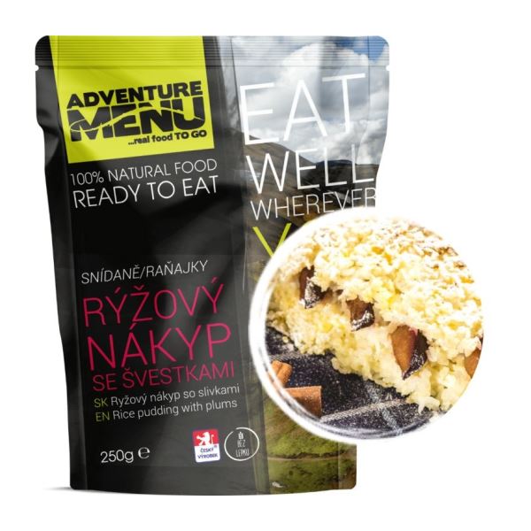 Adventure Menu Rýžový Nákyp Se Švestkami