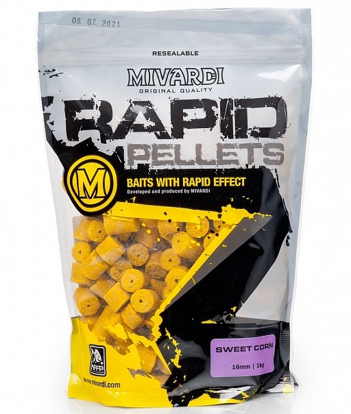Levně Mivardi pelety rapid sweet corn-2,5 kg 4 mm