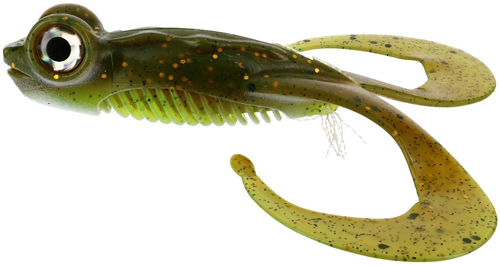 Levně Gunki gumová nástraha bull frog watermelon chart 2 ks 10 cm