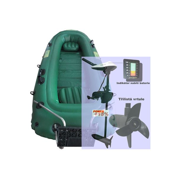 ZICO  Akční set člun CR 1+držák +motor Turbo LX40