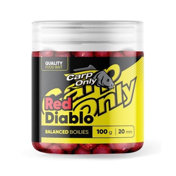 Carp Only Vyvážené Boilies Balanced Red Diablo 100 g