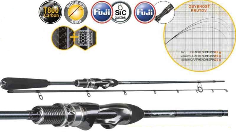 Sportex přívlačový prut grapheon ultra light 2,1 m 7 g