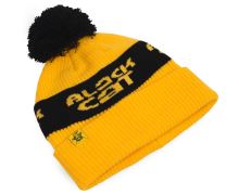Black Cat Čepice Yellow Bobble Hat (4)