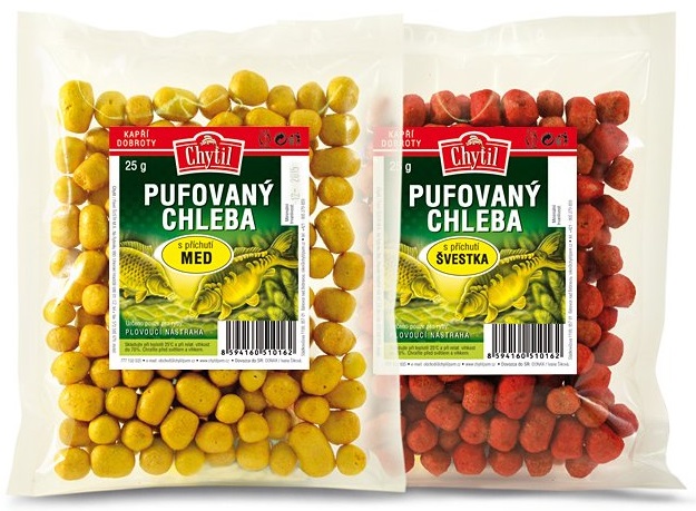 Chytil pufovaný chleba 25g - švestka