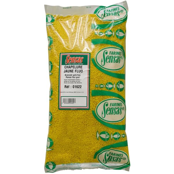 Sensas Anglická Vločka Žlutá Chapelure Fluo Jaune 700 g
