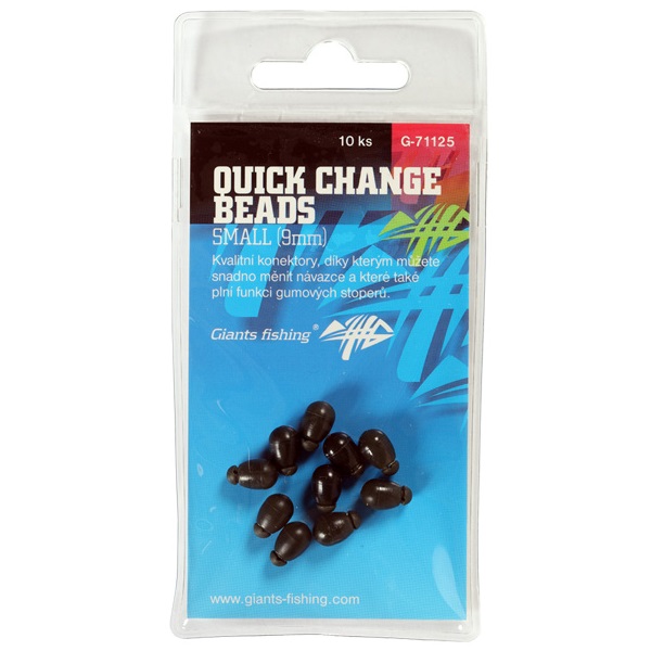 Levně Giants fishing zarážky quick change beads 10 ks-small 9 mm