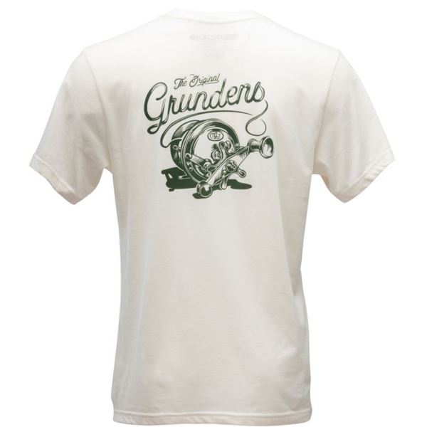 Grundéns Tričko Classic Reel SS T-Shirt Fog