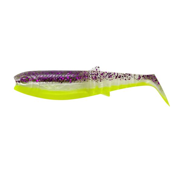 Savage Gear Gumová Nástraha Cannibal Shad Purple Glitter Bomb