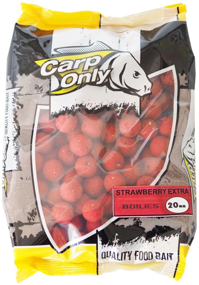 Levně Carp only boilies strawberry extra - 1 kg 16 mm