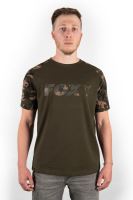 Fox Triko Camo Khaki Chest Print T-Shirt (3)