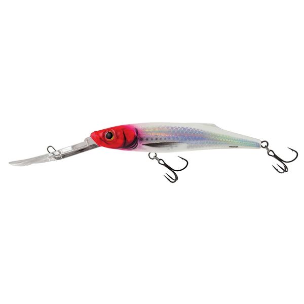 Salmo Wobler Freediver Super Deep Runner Holographic Red Head 7 cm 8 g